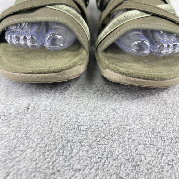 Merrell Terran 3 Cush Womens Slide US 8 Olive Leather Slip On Sandal J004586 - Picture 7 of 12